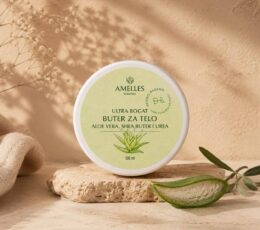 Hranljivi buter za telo - aloe vera, shea buter i urea